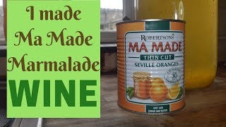 Making homemade Wine from Marmalade!