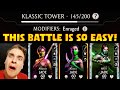 MK Mobile! How to Beat Fatal Klassic Tower Battle 145. Enraged Jade Team Was EASY!