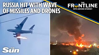 Huge Ukraine drone & missile blitz batters Russia as IL-76 jet goes down in flames: The Frontline