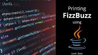 Printing FizzBuzz | Java Program