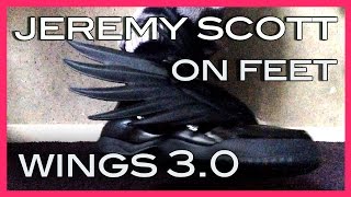 Jeremy Scott x adidas Wings 3.0 on feet
