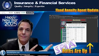 Hello Agents: Lifetime income rates increase for Jan. 1-14, 2025 SPIA Immediate Lifetime Annuities!