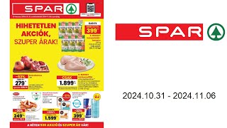 Spar akciós újság (HU) 2024.10.31 - 2024.11.06