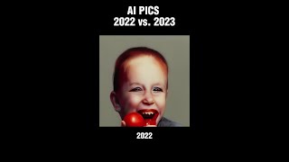 Tekoälykuvat 2022 vs 2023