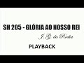 PLAYBACK SH 205 - GLÓRIA AO NOSSO REI (SALMOS E HINOS)