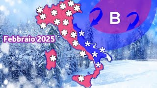 METEO ITALIA - Forti nevicate in bassa pianura e sulle coste Ecco esattamente quando e dove