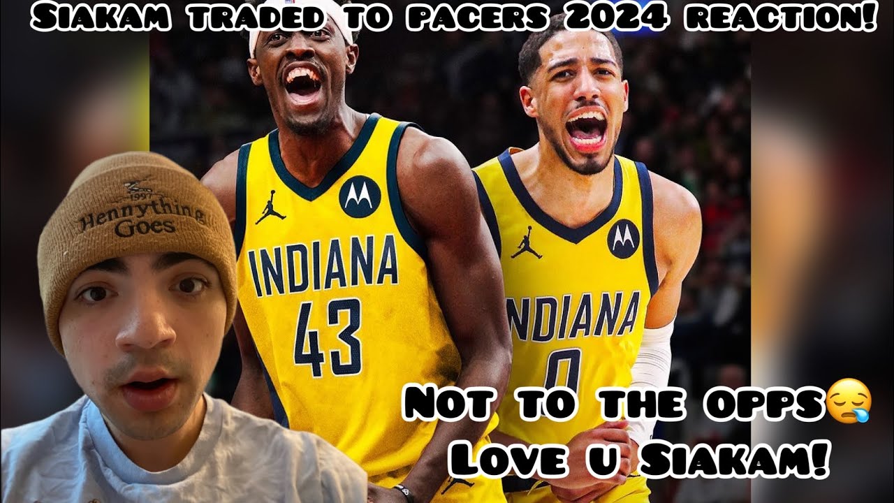 GOODBYE SIAKAM LOVE YOU! Raptors Fan Reacts To Pacers To Acquire Pascal ...