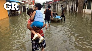 Sufre Macuspana bajo el agua