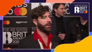 Foals react to winning Best Group | The BRIT Awards 2020