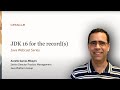 JDK 16 for the record(s)