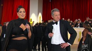 Hugh Grant's 'rude' Oscars interview goes viral