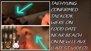 OMG😱💋Taehyung Confirmed Taekook Were On Food Date Near Beach On New Leave(New)#taehyung#jungkook#bts