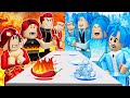 ROBLOX Brookhaven 🏡RP: 🔥❄HOT Family vs COLD Family: Will they become friends? | Gwen Gaming Roblox