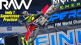 Indy 1 Supercross Practice - Motocross Action Magazine