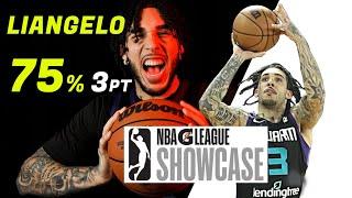 LIANGELO DOMINATING THE G LEAGUE (NBA SCOUTS WATCH HIM SHOOT LIGHTS OUT)