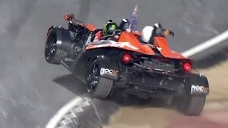 Jamie Whincup Crash in KTM X-BOW - 2012 Race of Champions