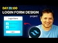 Design a Modern Login Form Using Tailwind CSS | Step-by-Step Tutorial