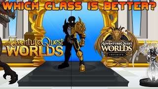 Are The AQW Infinity Classes Better Than AQW Classes? Let's Compare!