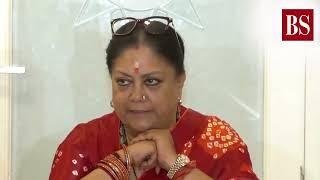 WATCH | BJP leader Vasundhara Raje Scindia's take on party's lead in Rajasthan