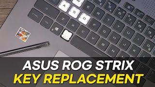 How to Replace Key - ASUS Rog Strix G713Q Gaming Laptop