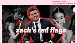 zach’s red flags are finally showing… [bachelor recap: episode 5, season 27]