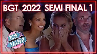 ALL 2022 BRITAIN'S GOT TALENT SEMI FINAL EPISODE 1 | Top Talent