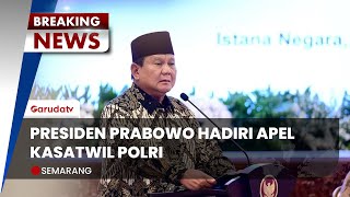 🔴[BREAKING NEWS] PRESIDEN PRABOWO HADIRI APEL KASATWIL POLRI