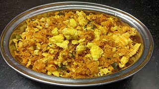 கேரட் முட்டை பொரியல் | carrot Egg poriyal recipe in Tamil |  Healthy side dish recipe  |