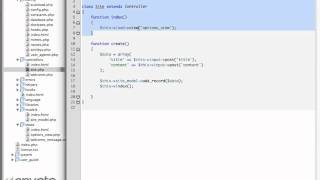 CodeIgniter From Scratch Day 5 -- CRUD Nettuts+