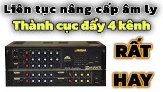 Cách nâng cấp âm ly 506N thành cục đẩy 4 kênh. Lắp thêm vang âm thanh hay hơn rất nhiều