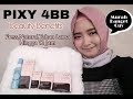 Nyobain & Riview PIXY 4BB Wow Sebagus ini Kah+ Tahan lama | Sutia ningsih