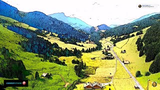 Classical music | World in Painting Colors | Switzerland | Animation | კლასიკური მუსიკა