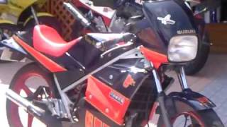 Suzuki 　RG50Γ 　50　Motorcycle race　バイク動画