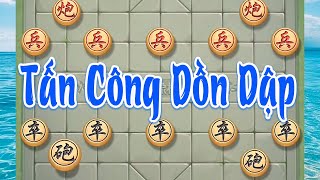 Tấn công dồn dập: Pháo Tâm như mãnh thú lao tới, pháo Thường chống trả tuyệt vọng từng nước cờ!