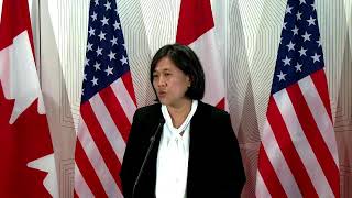 Minister Ng and the United States Trade Representative press conference