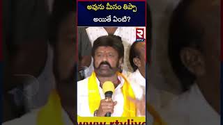 అవును మీసం తిప్పా అయితే ఏంటి | Balakrishna On Minister Ambati Rambabu | RTV