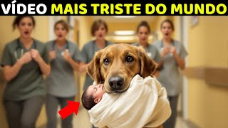 CACHORRO INVADE HOSPITAL COM UM BEBÊ NA BOCA A REAÇÃO DOS MÉDICOS FOI CHOCANTE!