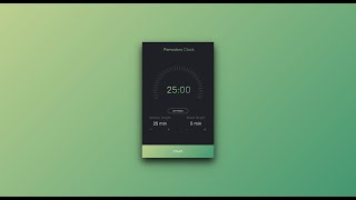 Pomodoro Clock | Mind-Blowing Codepen #75 #html #css #javascript #shorts #pomodoro