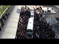 drone footage shows released palestinian prisoners arriving at khan younis hospital drm news ah11