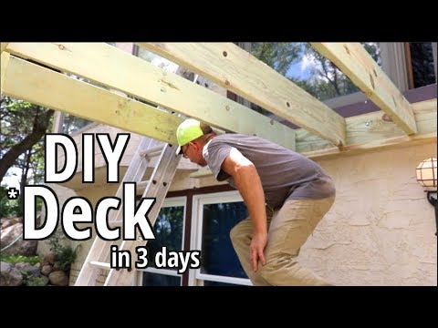 How to Build a deck- DIY Style -in 3 days Step by step Beginners guide How to Build a deck- DIY Style -in 3 days Step by step Beginners guide
