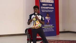 Mariyappan Thangavelu visits school children in Salem | #MeetTheChampions