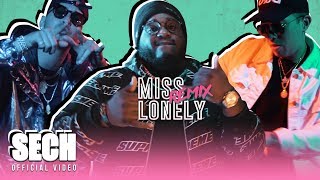 Sech - Miss Lonely Remix ft. Justin Quiles, Dimelo Flow, De La Ghetto ( Oficial)