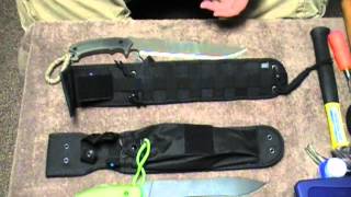 Buck Hoodlum vs Ka-bar ZK Warsword Comparison