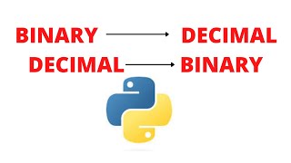 Python program to convert binary to decimal and its vice versa....