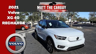 2021 Volvo XC 40 Recharge is the best subcompact electric SUV | Matt the car guy