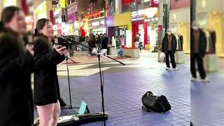 Rihanna   Love on the brain #korea #seoul #hongdae #busking #singing #sing #singer #street #live