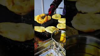 Street Food Scallion Pancakes街头美食葱油饼#shorts