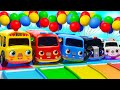 Wheels On The Bus with Balloons Fly Wheels + More Nursery Rhymes & Kids Songs - Baby Car Songs TV