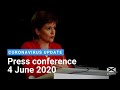 Coronavirus update from the First Minister: 4 June 2020