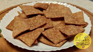 How To Make And Store Papdi For Chaat | Perfect Homemade Papri Recipe | Papri Recipe | Chaat Papri